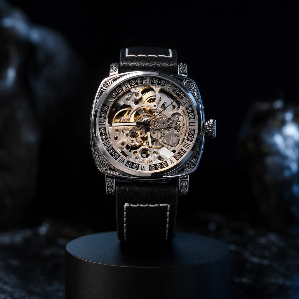 APERTURE｜側面のシルエット｜スケルトンウォッチ APERTEO