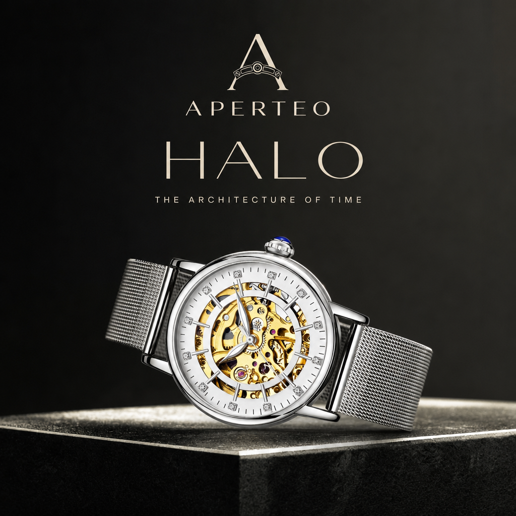 HALO｜ブランドビジュアル｜スケルトンウォッチ APERTEO