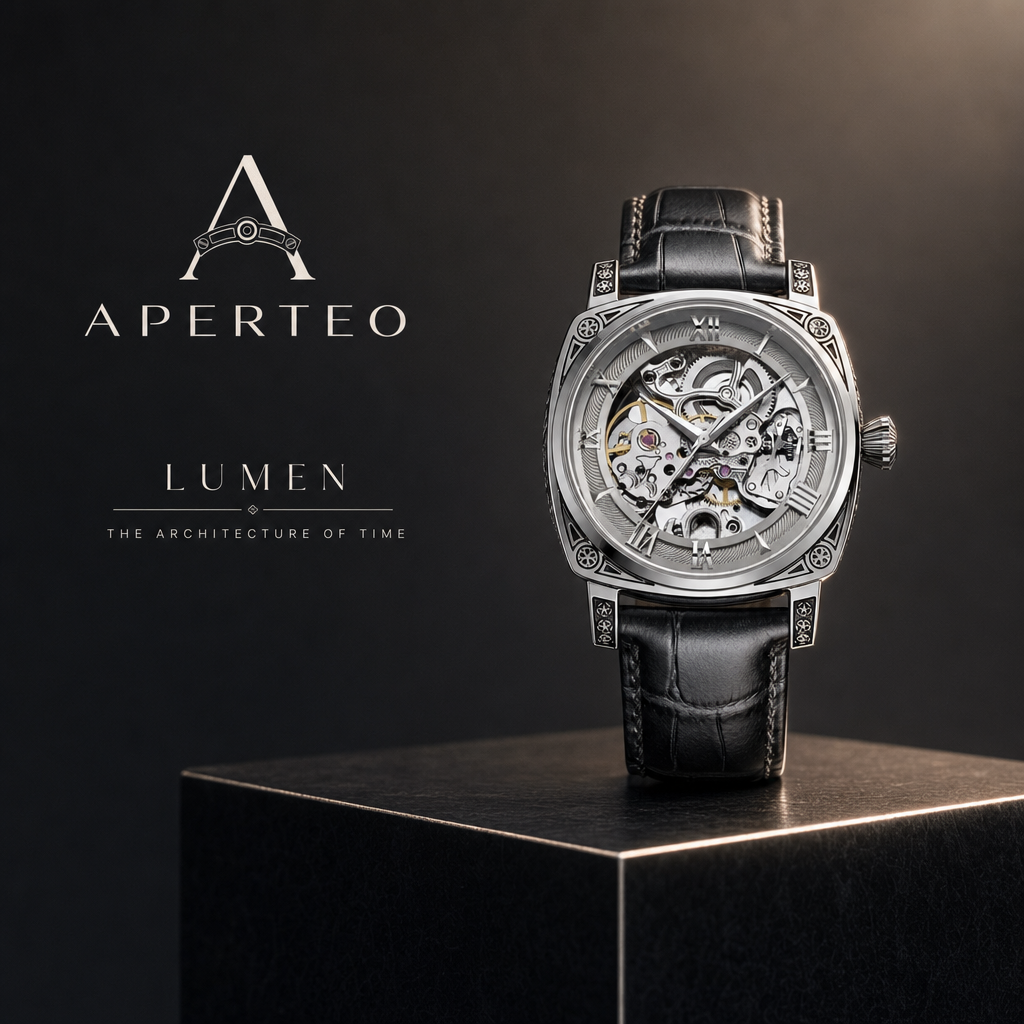 LUMEN｜ブランドビジュアル｜スケルトンウォッチ APERTEO