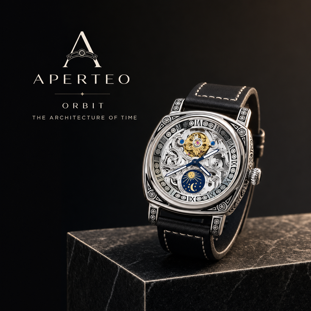 ORBIT｜ブランドビジュアル｜スケルトンウォッチ APERTEO